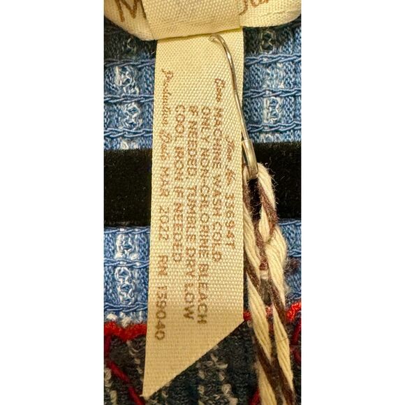 NWT MATILDA JANE Roxie Striped Tank Smocked Denim, Sz XL - Picture 11 of 11